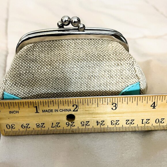 Rare Vtg Tiffany & Co Small Woven Kisslock Coin Purse - Picture 2 of 6
